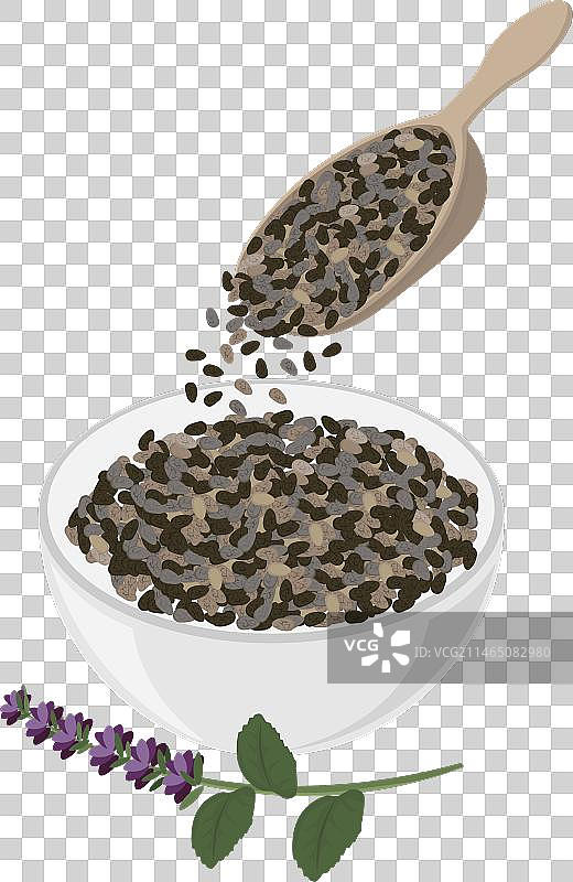 超级食品奇亚籽图片素材