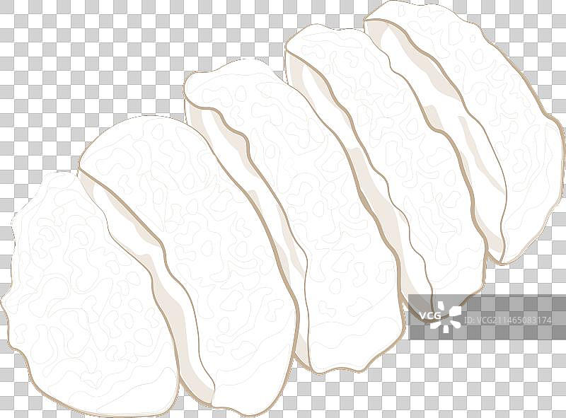 日式炸鸡简笔画图片素材