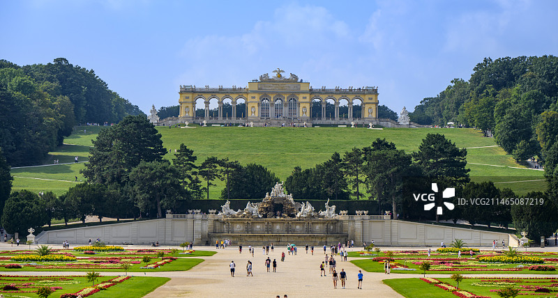 奥地利维也纳美泉宫图片素材
