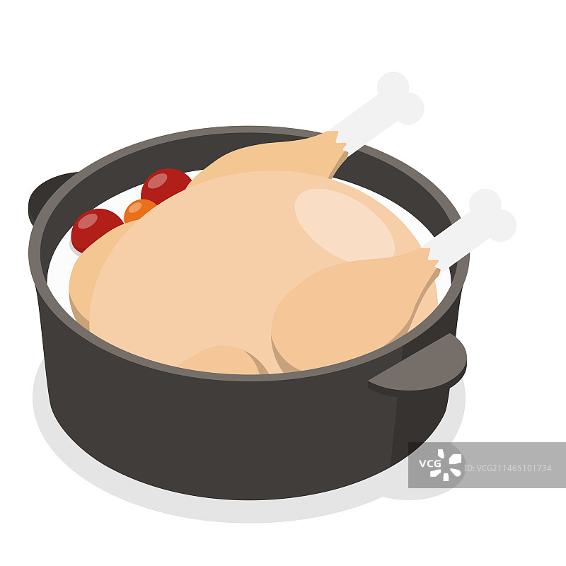 2.5D韩国食品元素集合图片素材