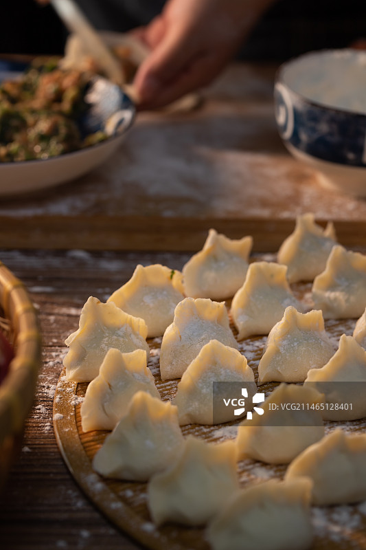 包饺子图片素材