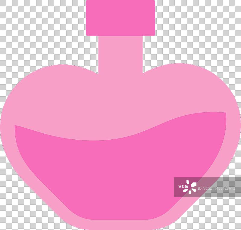 扁平风复古香水瓶图片素材