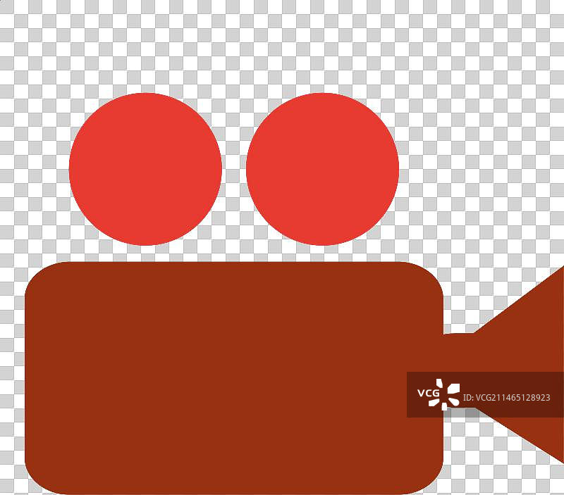 扁平风格摄像机图标图片素材