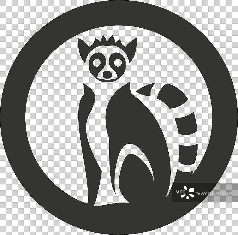 环尾狐猴图标图片素材