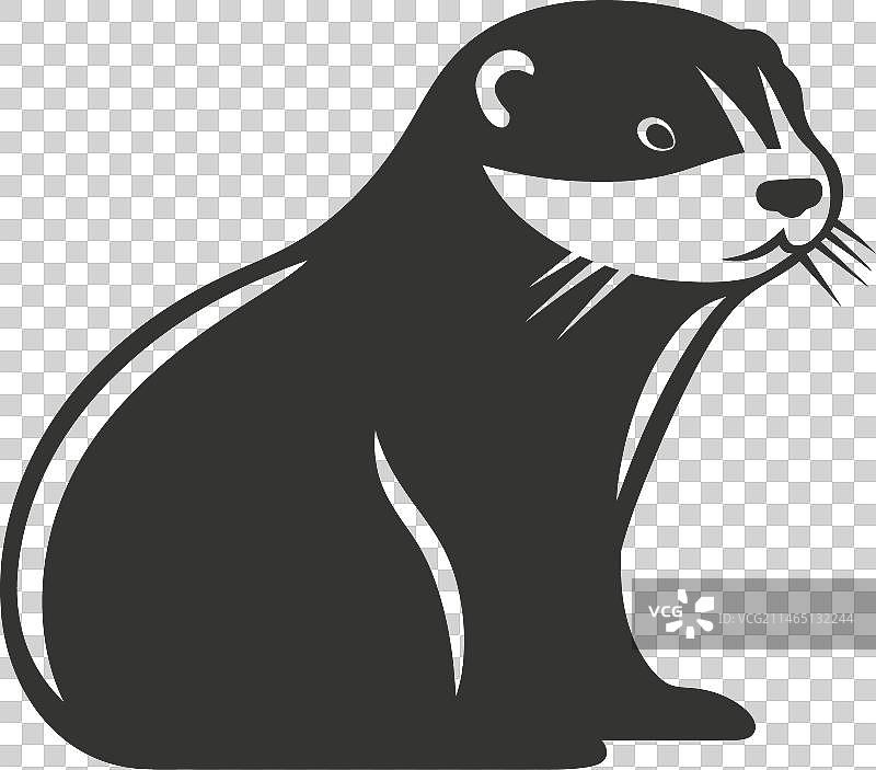 水獭图标图片素材