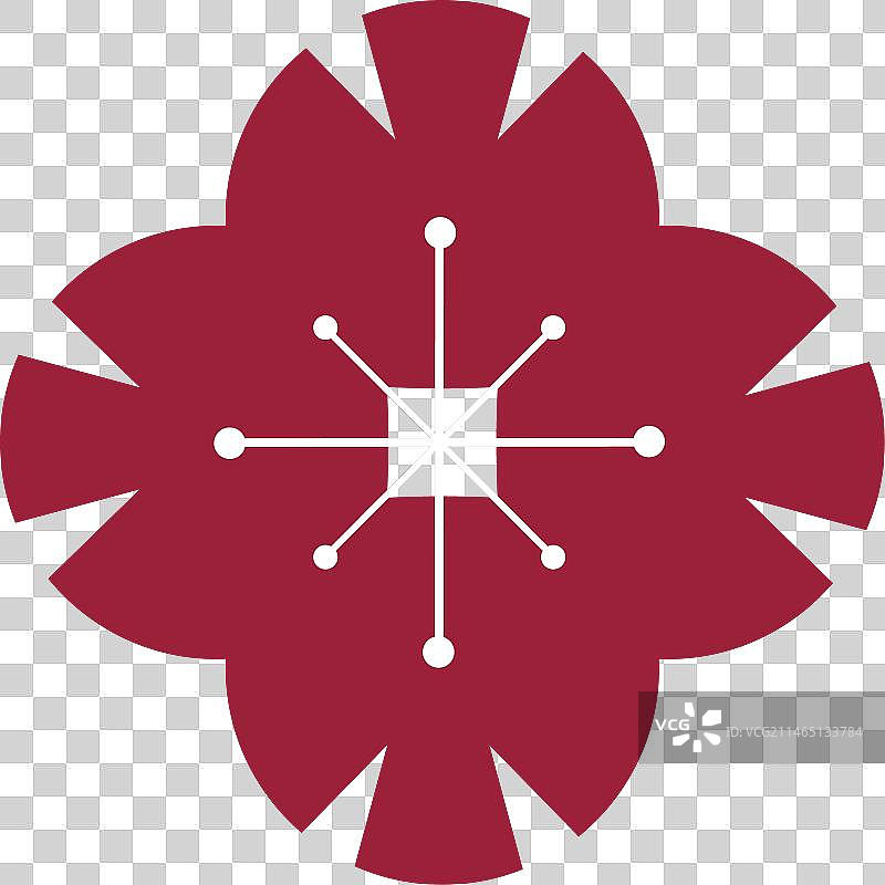 花朵轮廓图片素材