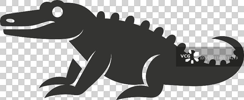 鳄鱼图标图片素材