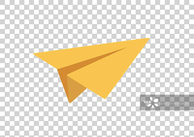 纸飞机卡通扁平插画元素图片素材