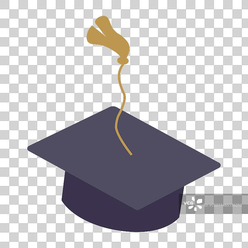 简洁大学学士帽图片素材