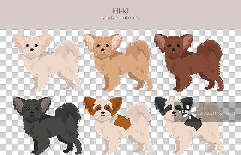 米奇犬剪贴画套装图片素材