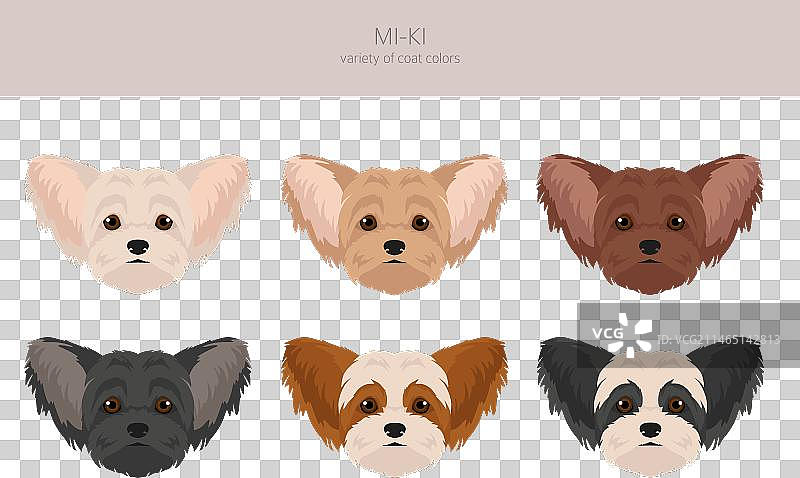 米奇犬剪贴画套装图片素材