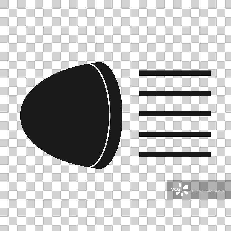 汽车灯光图标图片素材