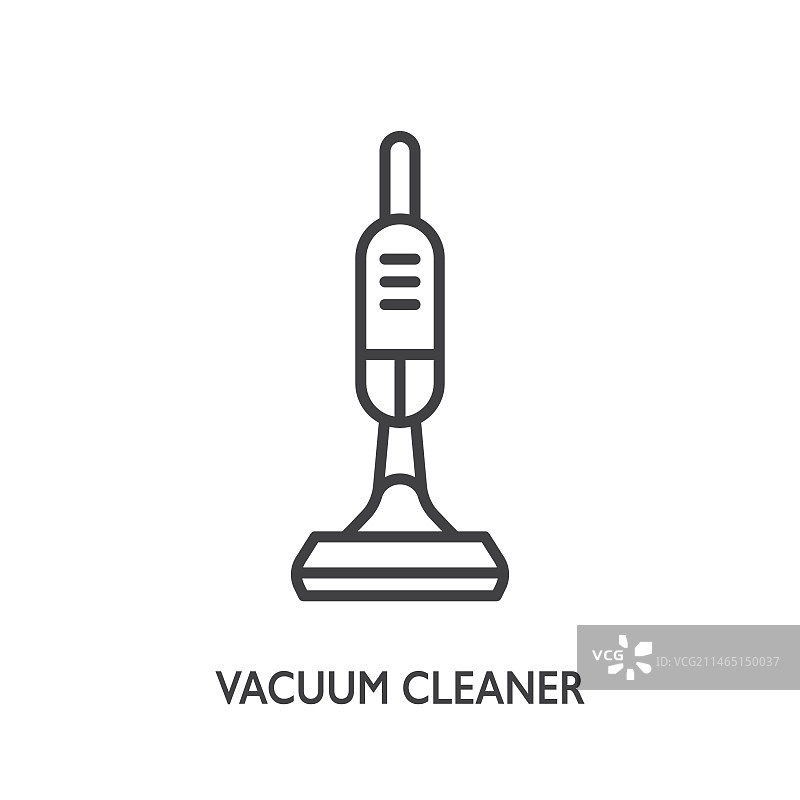 扁平风格的真空吸尘器图标图片素材