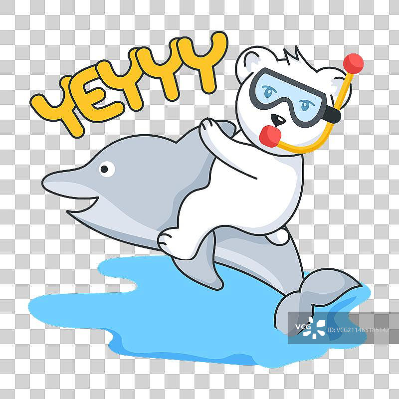 骑海豚图片素材