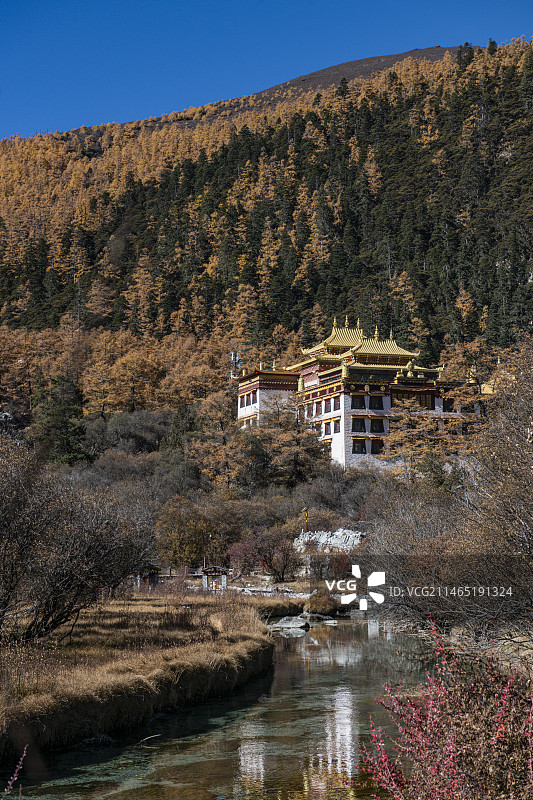冲古寺一瞥图片素材