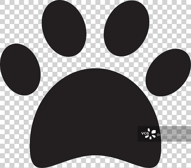 猫爪印图标图片素材