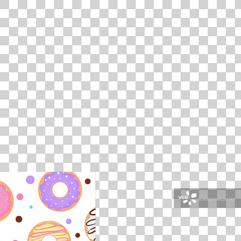 甜甜圈无缝图案图片素材