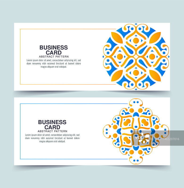 彩色图案贺卡图片素材