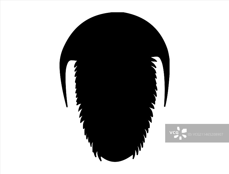 三叶虫剪影艺术图片素材