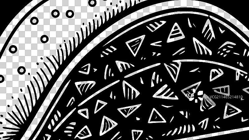 炸玉米饼 - 简约剪影图片素材