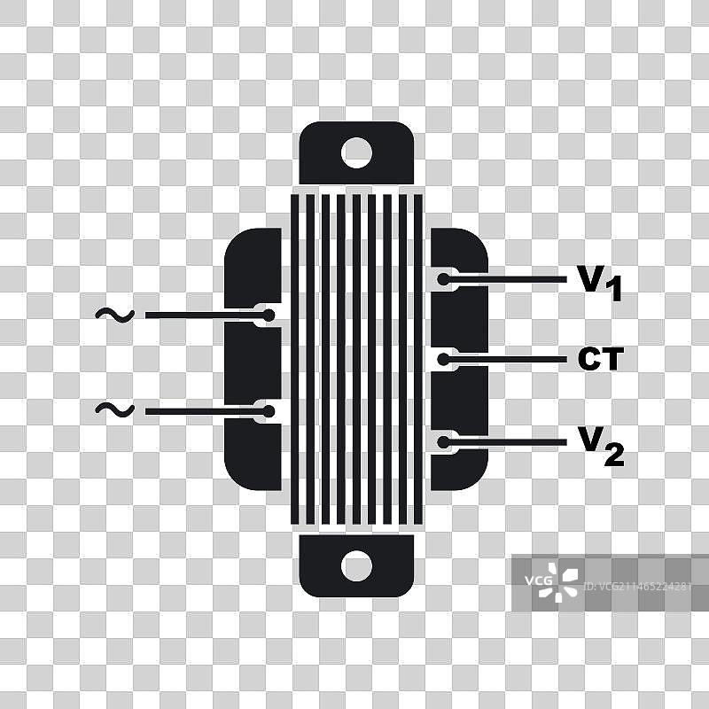 变压器CT图标设计模板图片素材