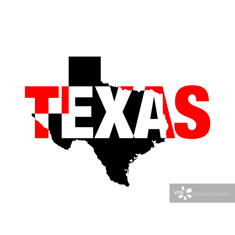 德克萨斯州地图排版图标图片素材