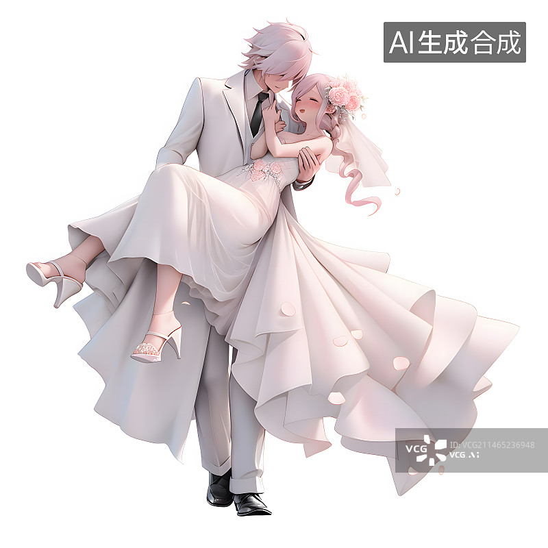 【AI数字艺术】婚礼伴侣图片素材