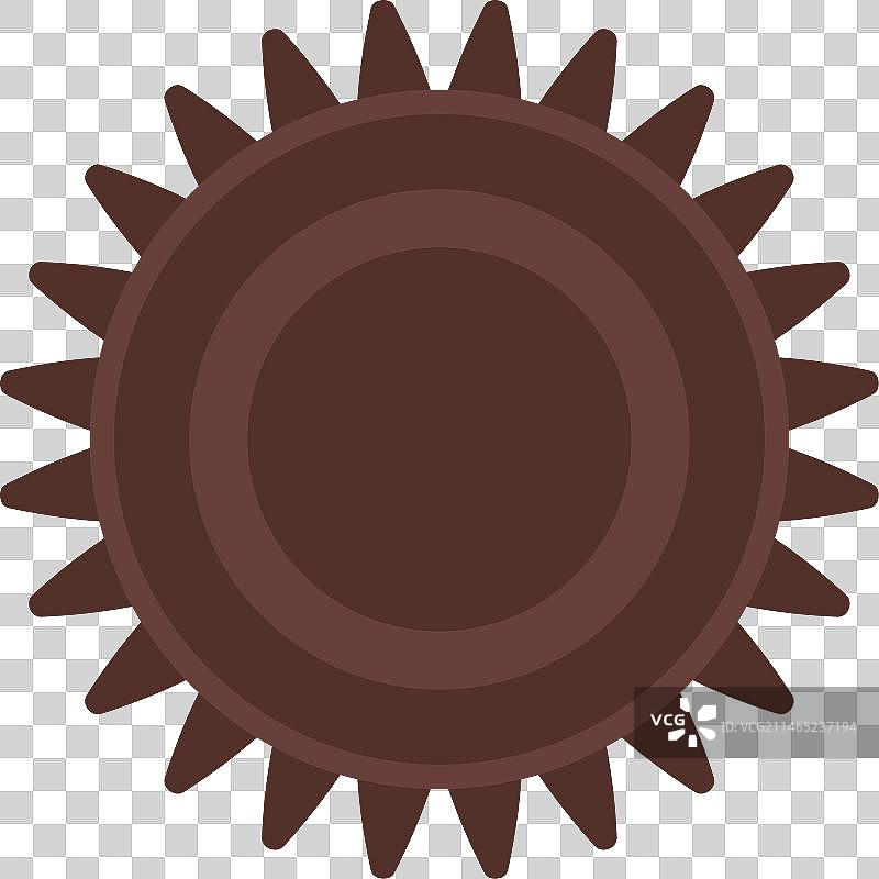 齿轮孔齿轮小齿轮平面图片素材