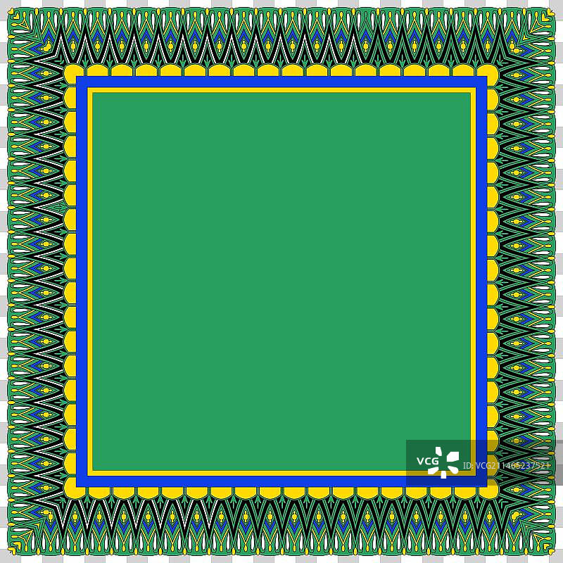 敦煌壁画藻井图案元素图片素材