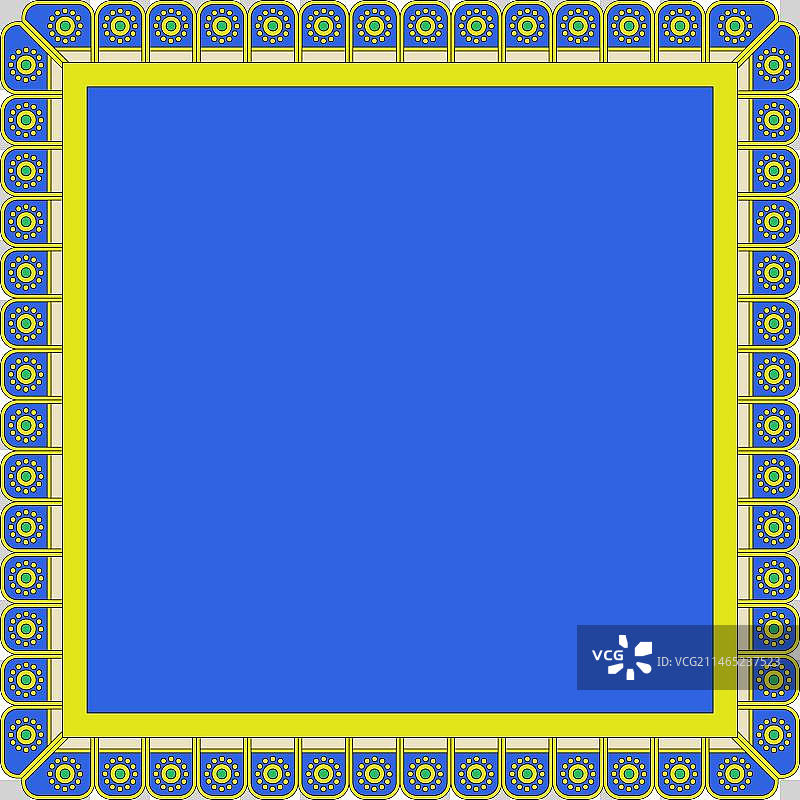 敦煌壁画藻井图案元素图片素材