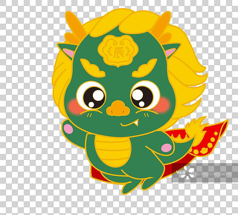 龙IP形象 可爱的小飞龙图片素材