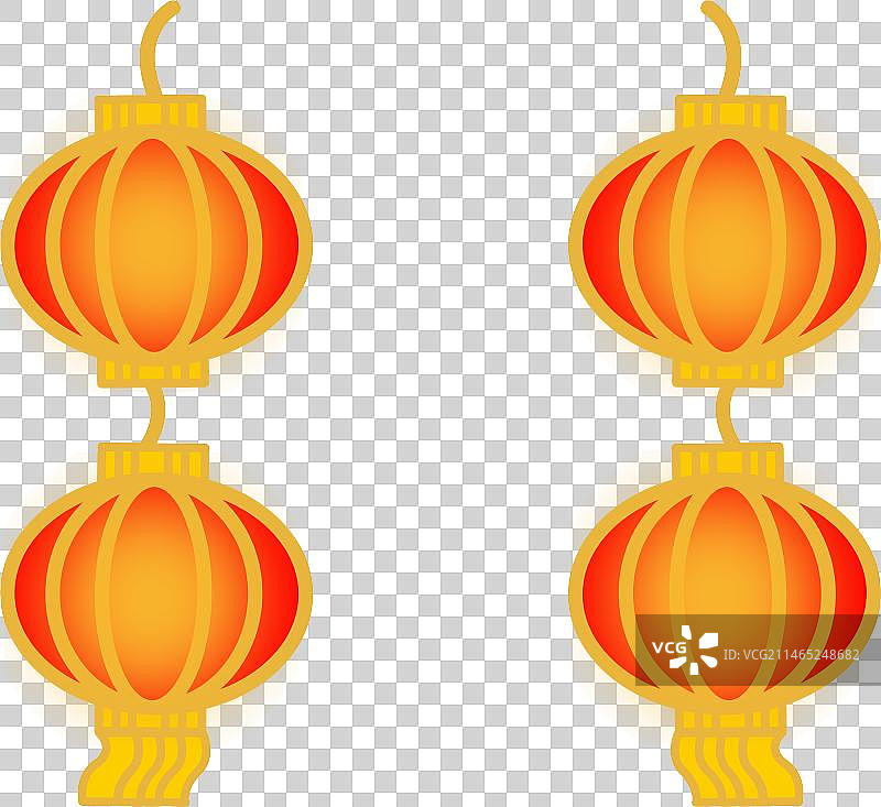 灯笼 矢量图 中国元素图片素材