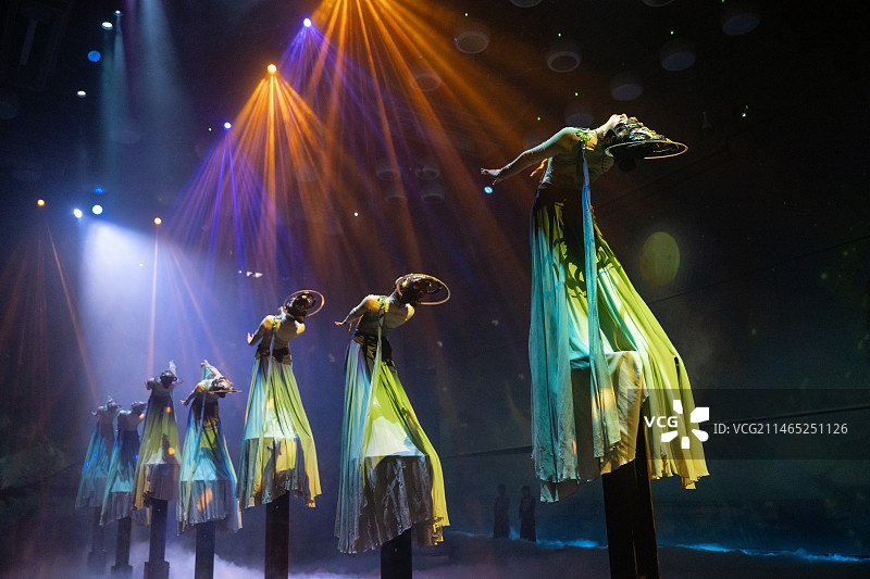 洛阳《寻迹洛神赋》演出现场图片素材