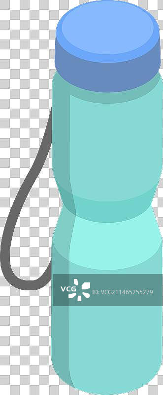 2.5D扁平风格保温瓶元素图片素材