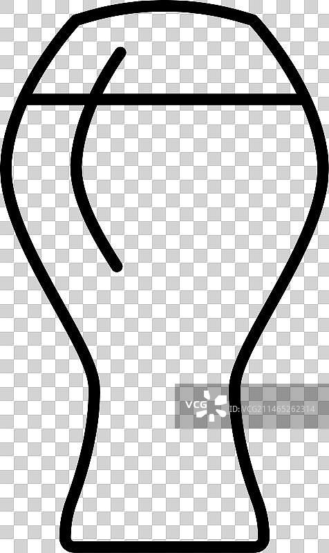 玻璃啤酒笔触图片素材