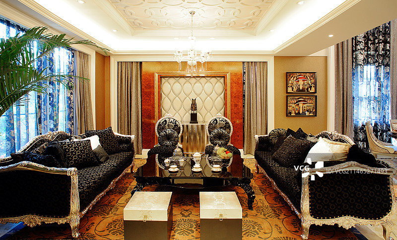 极具欧式风格的会客厅图片素材