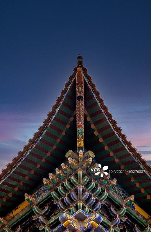 古建筑斗拱特写图片素材