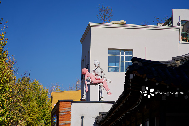 捕捉首尔街头有趣的街景图片素材