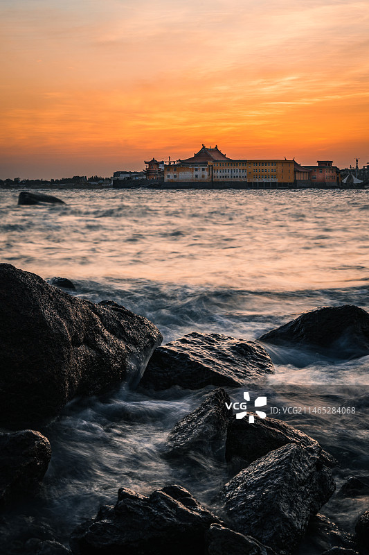 海上佛国图片素材