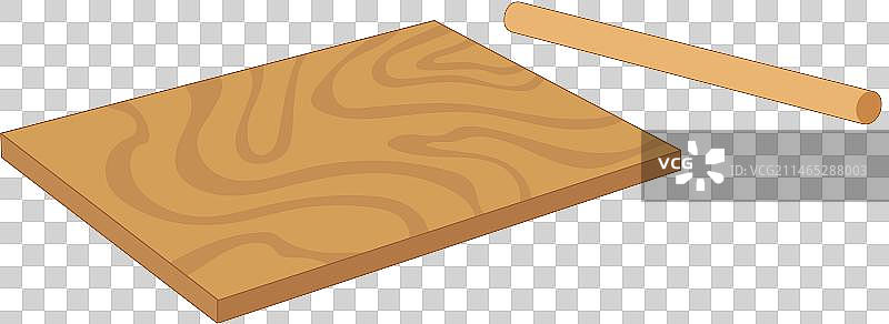 春节年俗插画腊月二十八蒸馒头擀面板擀面杖矢量元素图片素材