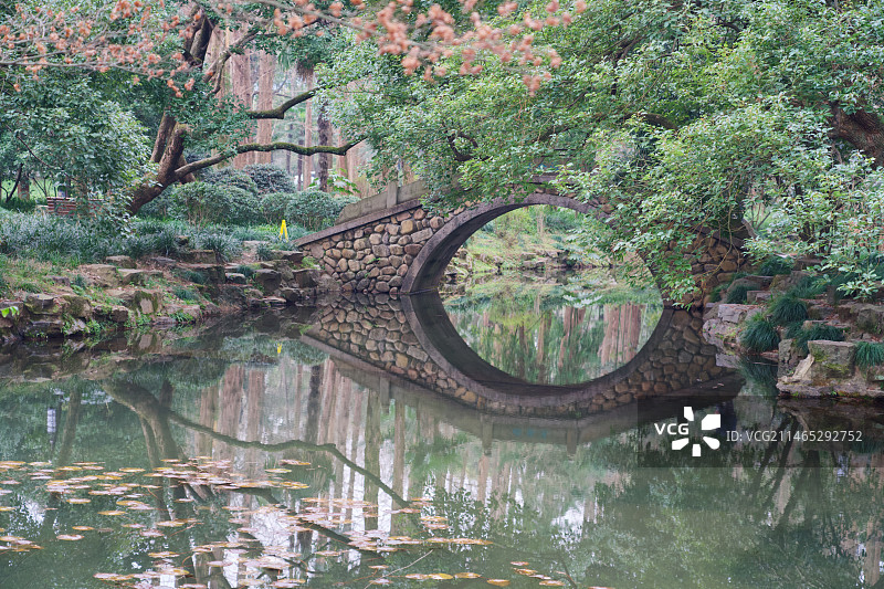 小桥流水图片素材