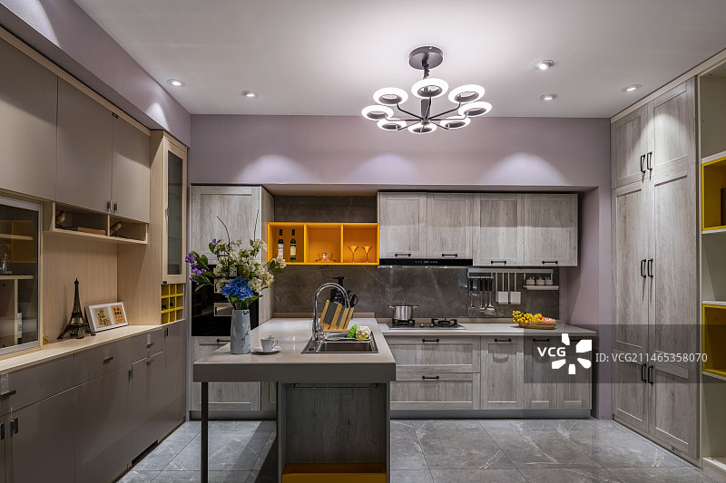 厨房样板间图片素材