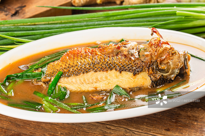 红烧罗非鱼图片素材