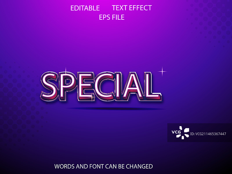 特殊文字特效可编辑排版3D图片素材