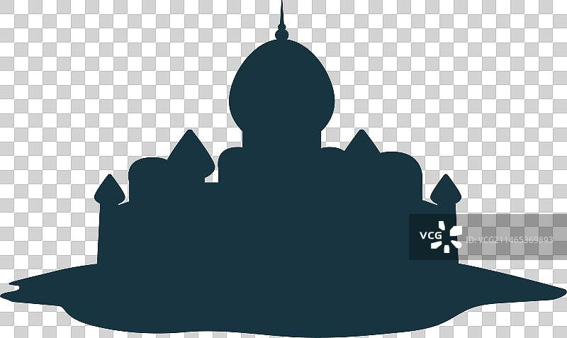 宫殿塔楼大门屋顶尖顶圆顶轮廓图片素材