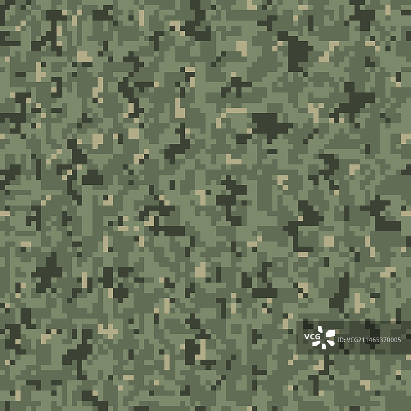 专业无缝像素夏季迷彩图案图片素材