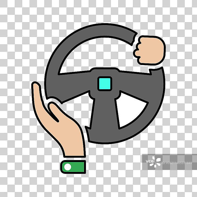 方向盘图标图片素材