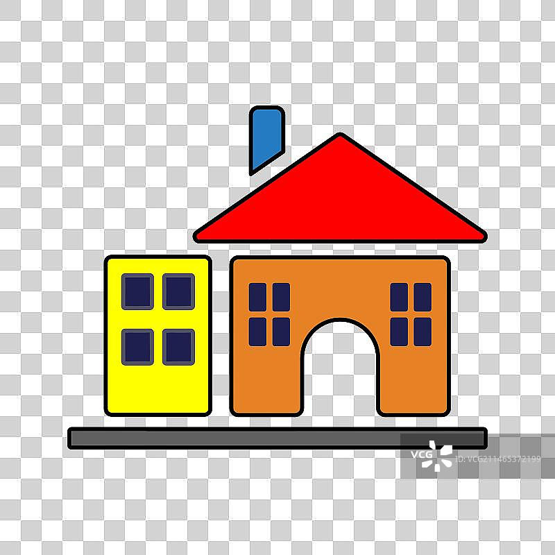 房地产房屋图标图片素材