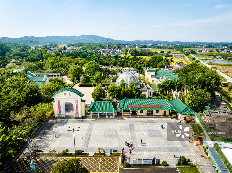 中国广东省江门市开平市塘口镇立园景区图片素材