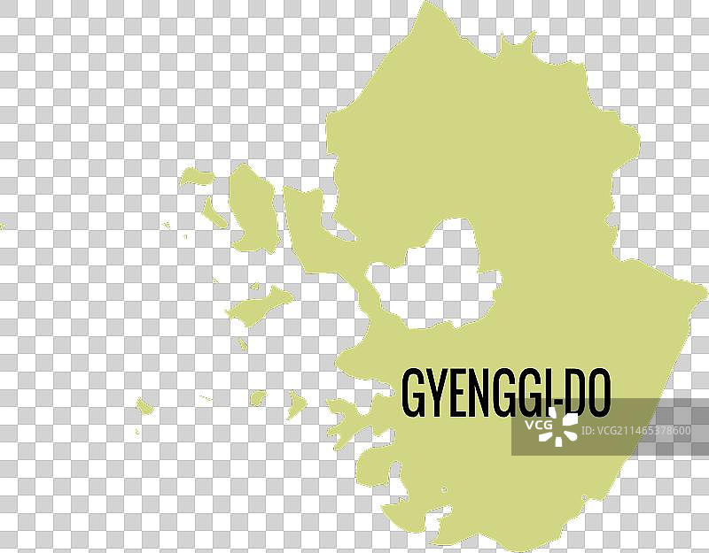 京畿道地图图片素材
